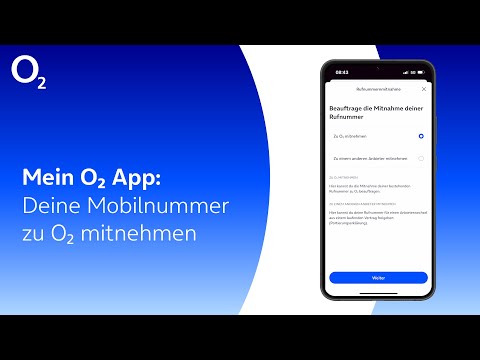 Mein o2 App - Rufnummer zu o2 mitnehmen