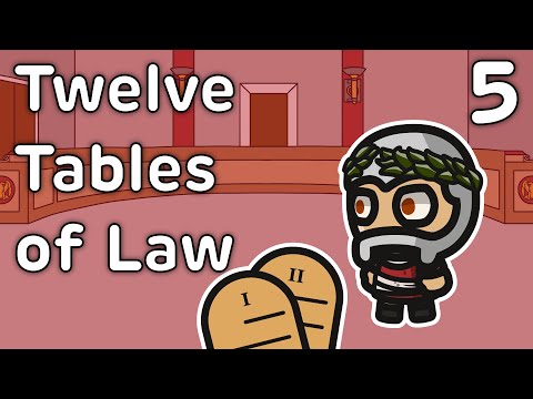 Twelve Tables of Roman Law - History of Rome #5