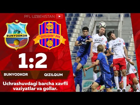 BUNYODKOR — QIZILQUM 1:2  Coca-Cola Superliga. 15-tur