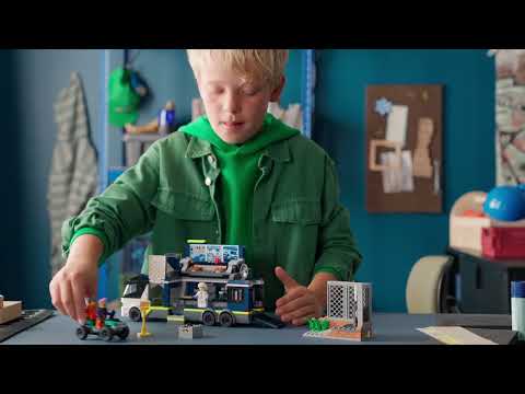 Конструктор LEGO City Передвижная полицейская криминалистическая лаборатория 674 деталей (60418)