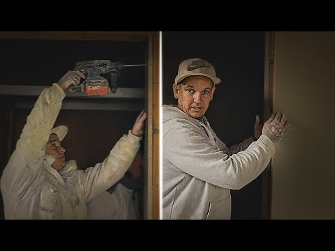Plastering with Heiko • Prepare the door opening/door stop for plastering!