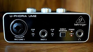 THE $40 AUDIO INTERFACE!? - Behringer Uphoria UM2 Review