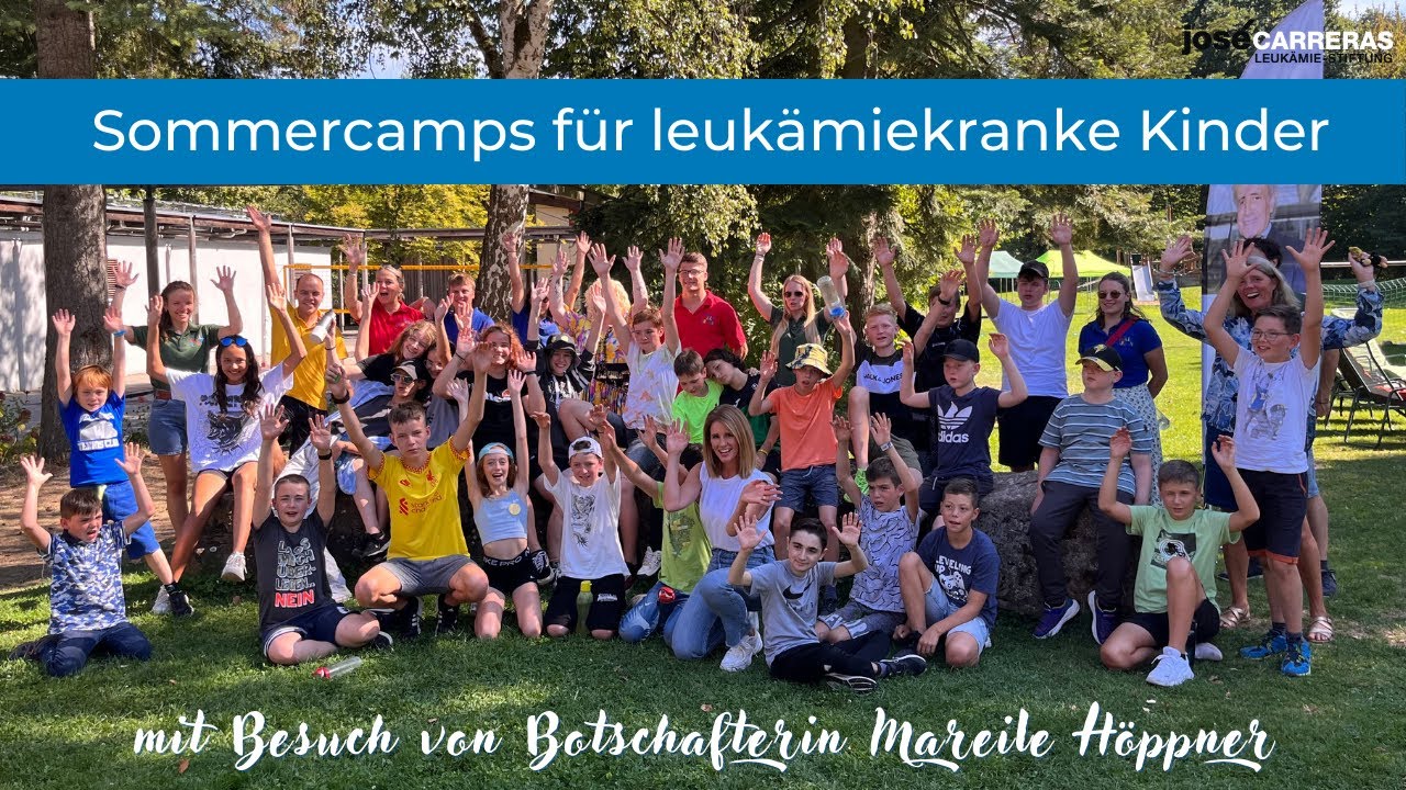 Sommercamps für krebskranke Kinder und deren Geschwister – Mareile Höppner zu Besuch