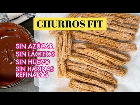 CHURROS DE AVENA | CHURROS SALUDABLES | RECETA SIN HUEVO
