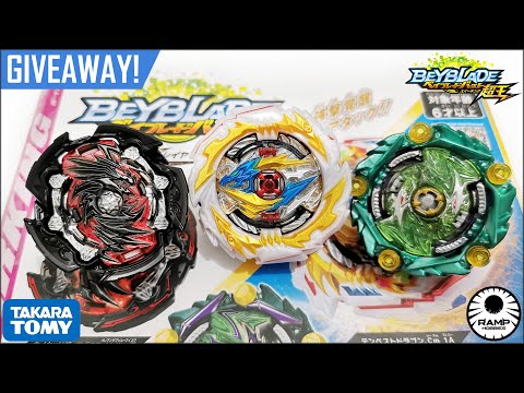 SUPERKING TRIPLE BOOSTER SET GIVEAWAY! TEMPEST DRAGON B-171 UNBOXING! Beyblade Burst Superking