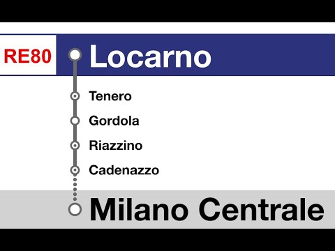TILO Ansagen/annunci » RE80 TILO Locarno — Milano Centrale  (2023) | SLBahnen