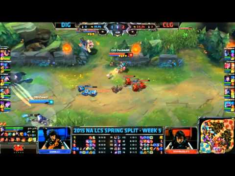 NA LCS Woche 5 Tag 1 - Dignitas vs CLG