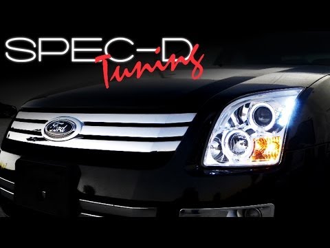 SPECDTUNING INSTALLATION VIDEO: 2006-2009 FORD FUSION PROJECTOR HEADLIGHTS