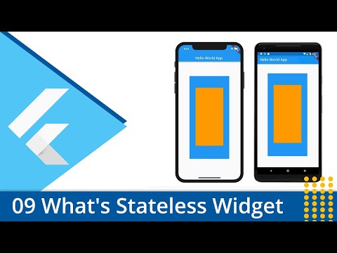 Flutter Tutorial - 09 Understanding The Stateless Widget