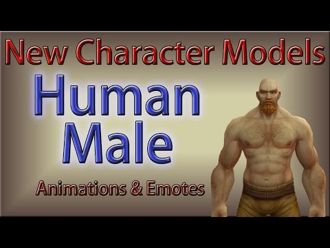 New Character Models - Human Male Emote Animations
