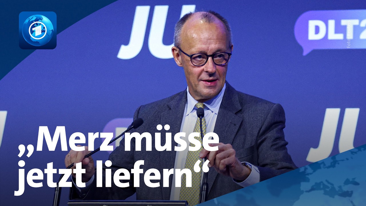 Merz auf „Deutschlandtag" der Jungen Union: Gegenwind der Parteijugend