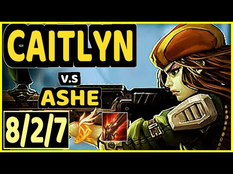 LUGER (CAITLYN) vs ASHE - 8/2/7 KDA BOTTOM ADC CHALLENGER GAMEPLAY - EUW