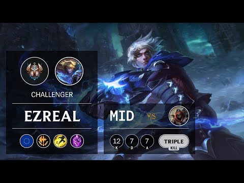 Ezreal Mid vs Zed - EUW Challenger Patch 9.23