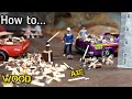 Axe And Wood For 1 64 Scale Diorama DIY Accessories Hot Wheels