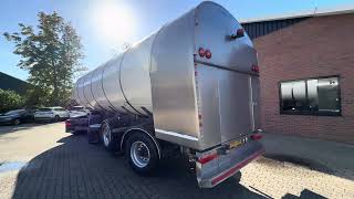 Hobur O-3-45 T 34.500L RVS/Edelstahl Melk/Milch/Food/Lebensmittel 2x S levensmiddelen tankoplegger | Foto 4 - Autoline