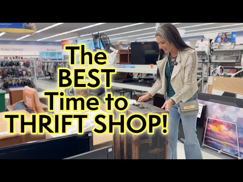Thrift Shopping for Vintage Home Decor and Designer Clothing Trends - Antique Haul and Styling