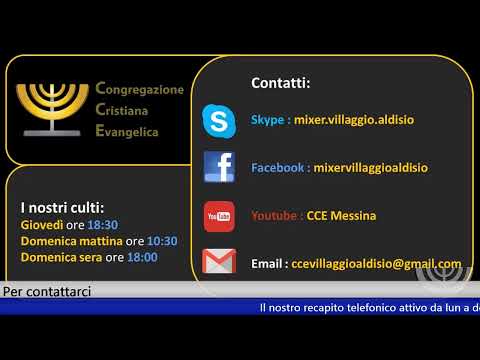 2020-06-11 Culto Giovedì - Fr Gemelli - Aggeo cap 2