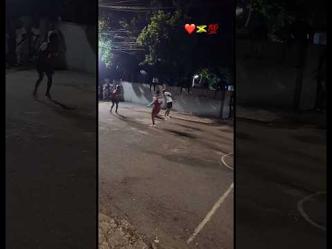 Jamaicans in the street playing  football #jamaican #jamaica #football #shorts
