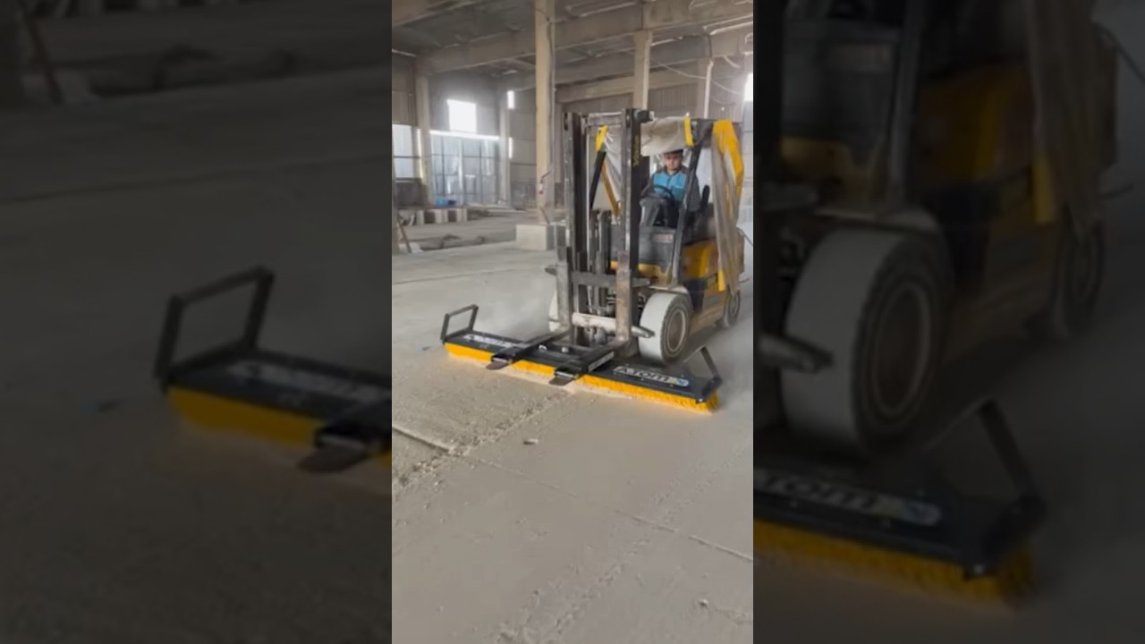 Mounted sweeper brush for forklift - А.ТОМ 2500