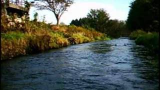 preview picture of video '晩秋の安曇野・万水川～水の上からみた風景 / Azumino,Japan'