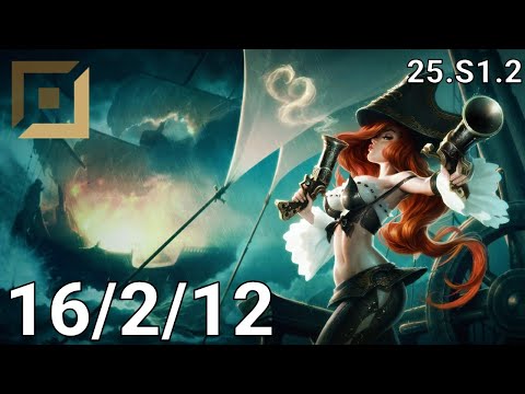 Miss Fortune ADC vs Kalista - EUW Master | Patch 25.S1.2