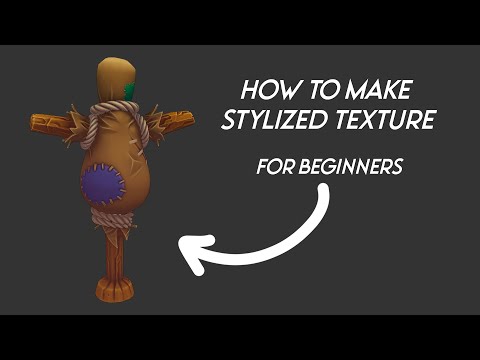 HOW to texture STYLIZED Textures in SUBSTANCE PAINTER