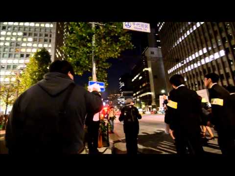 川内原発再稼働にＮｏ！！ スーツデモ 20141029