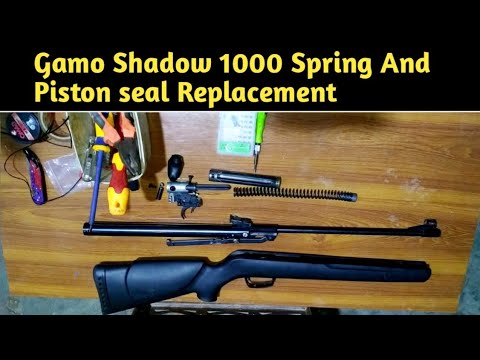 Gamo Shadow 1000 Spring And Piston seal Replacement | Gamo Shadow 1000 Assemble And Disassemble