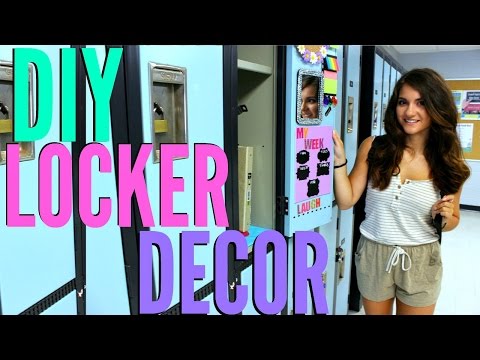 BACK TO SCHOOL: LOCKER DECORATIONS + DIY LOCKER DECOR Video