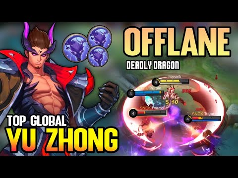 YU ZHONG BEST BUILD 2021 | TOP GLOBAL YU ZHONG GAMEPLAY | MOBILE LEGENDS✓