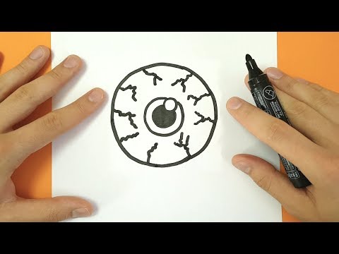 COMMENT DESSINER UN OEIL HALLOWEEN - TUTO DESSIN