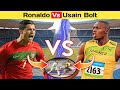 Ronaldo Vs Usain Bolt 🔥 #mrairfacts #shorts #youtubeshorts