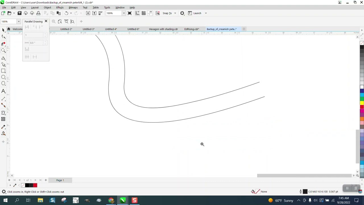 Corel Draw Tips & Tricks Parallel Drawing Train Track