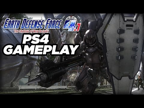 Fencer Gameplay PS4 - Earth Defense Force 4.1: The Shadow of New Despair