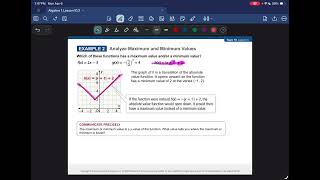 Savvas enVision Algebra 1 Topic 10 Lesson 3