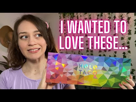 Rainbow Crushed Holo?! Holo Taco ROCK CANDY Collection 🌈✨ Swatches, MANY Comparisons + Review!