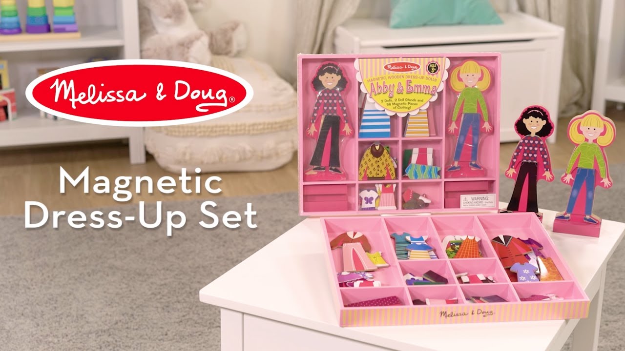 Melissa & Doug Magnetic Dress up Sets | Magnetic Playsets