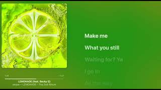 Download lagu aespa - LEMONADE (Feat. Becky G) [ Lyrics   Hi-Res ] mp3