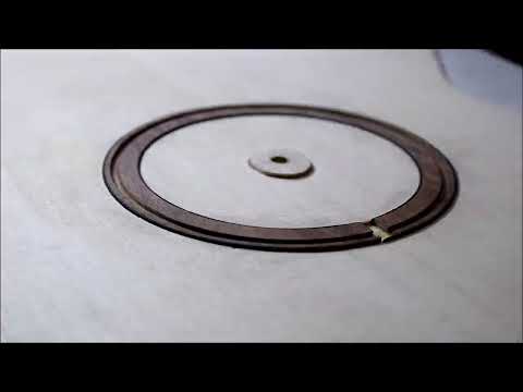 How to make a rosette with mother of Pearl inlay ?