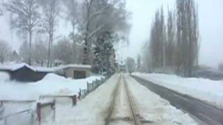 preview picture of video 'Liberec - Jablonec 3, riding tram track (Jízda po tramvajové trati)'