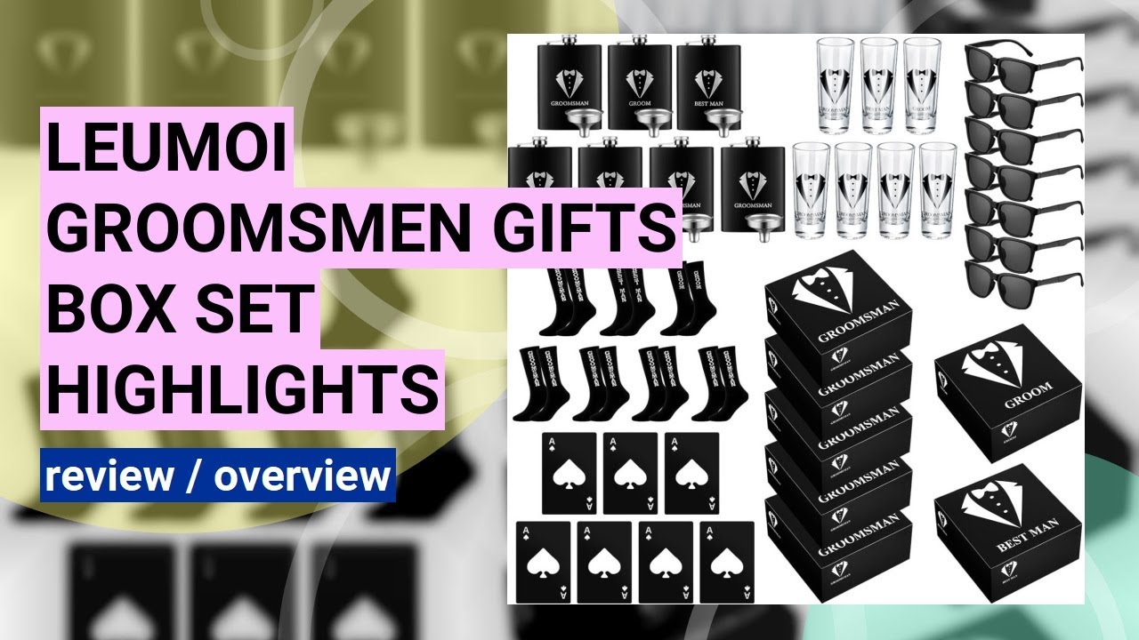 Review: Leumoi Groomsmen Gifts Box Set - The Ultimate Wedding Party Gift?