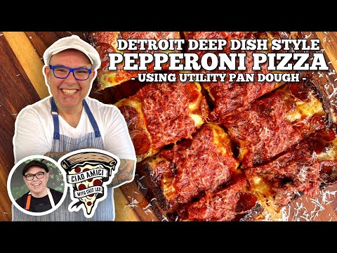 Detroit Deep Dish Style Pepperoni Pizza | Blackstone Griddles
