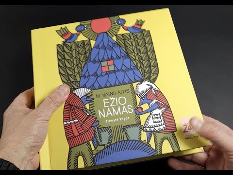 Erdvinė animuotoji knyga „Ežio namas“. Pristatymas.