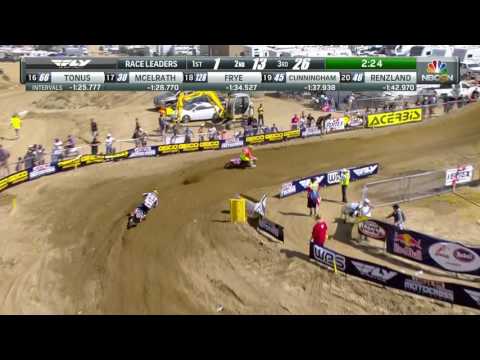 Glen Helen 250 Moto 2: Alex Martin chases down Jessy Nelson
