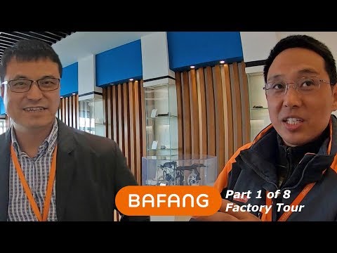 Bafang Factory Tour Suzhou China - Parte 1 de 8 (Showroom e visão geral)