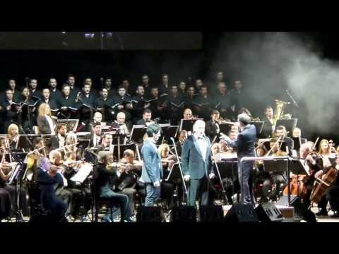 Andrea Bocelli - Ülker Arena İstanbul 2014- happy birthday to you