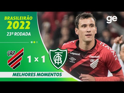 Gols e lances de Athletico Paranaense x América-MG