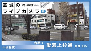 [LIVE]仙台・愛宕上杉通ライブカメラ/Live streaming from Sendai-city,Japan