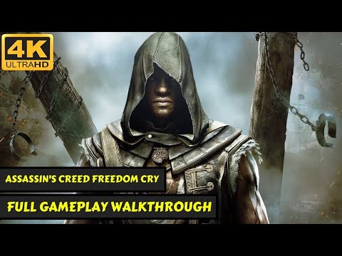 Assassin's Creed: Freedom Cry - Full Gameplay Walkthrough Movie - No Commentary - 4K