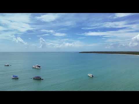ILHA DE GARAPUÁ - CAIRU - BAHIA - VISTA PANORÂMICA DA ILHA - DRONE DJI NEO - 11 DE JANEIRO 2026